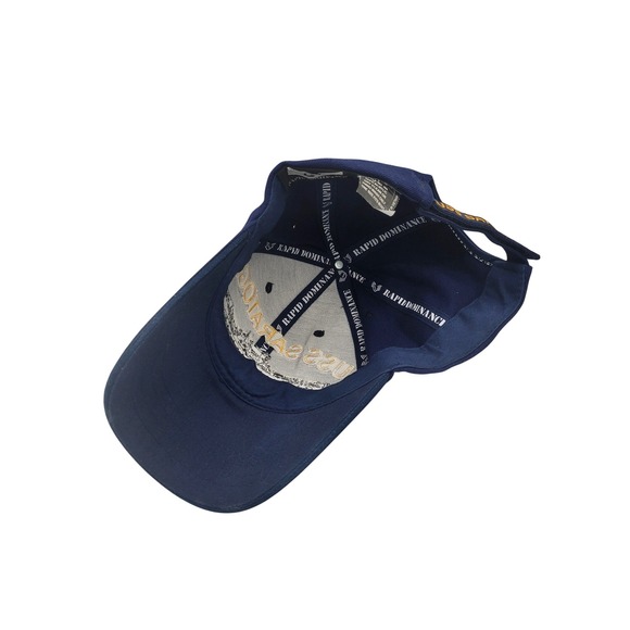 USS Saratoga CV 3 Navy Ship Embroidered Navy Blue Baseball Cap - Picture 4 of 5